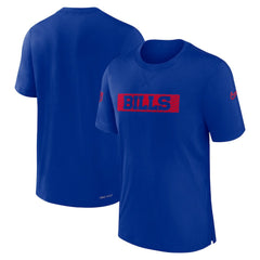 Buffalo Bills Sideline Player Performance T-Shirt Royal | Nike for Sale