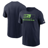 Seattle Seahawks Air Essential T-Shirt College Navy | Nike for Sale
