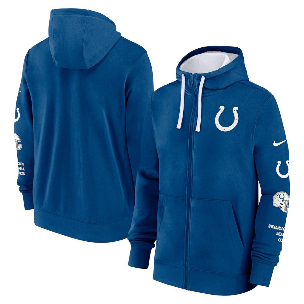 Indianapolis Colts Primetime Club Full-Zip Hoodie Royal | Nike for Sale