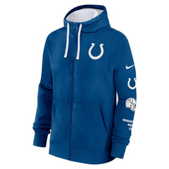Indianapolis Colts Primetime Club Full-Zip Hoodie Royal | Nike for Sale