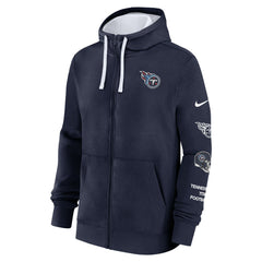 Tennessee Titans Primetime Club Full-Zip Hoodie Navy | Nike for Sale