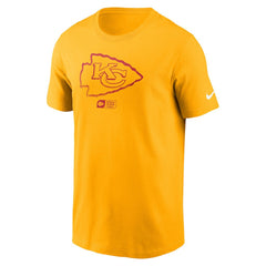 Kansas City Chiefs Faded Essential T-Shirt Gold | Nike for Sale