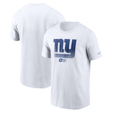 New York Giants Faded Essential T-Shirt White | Nike for Sale
