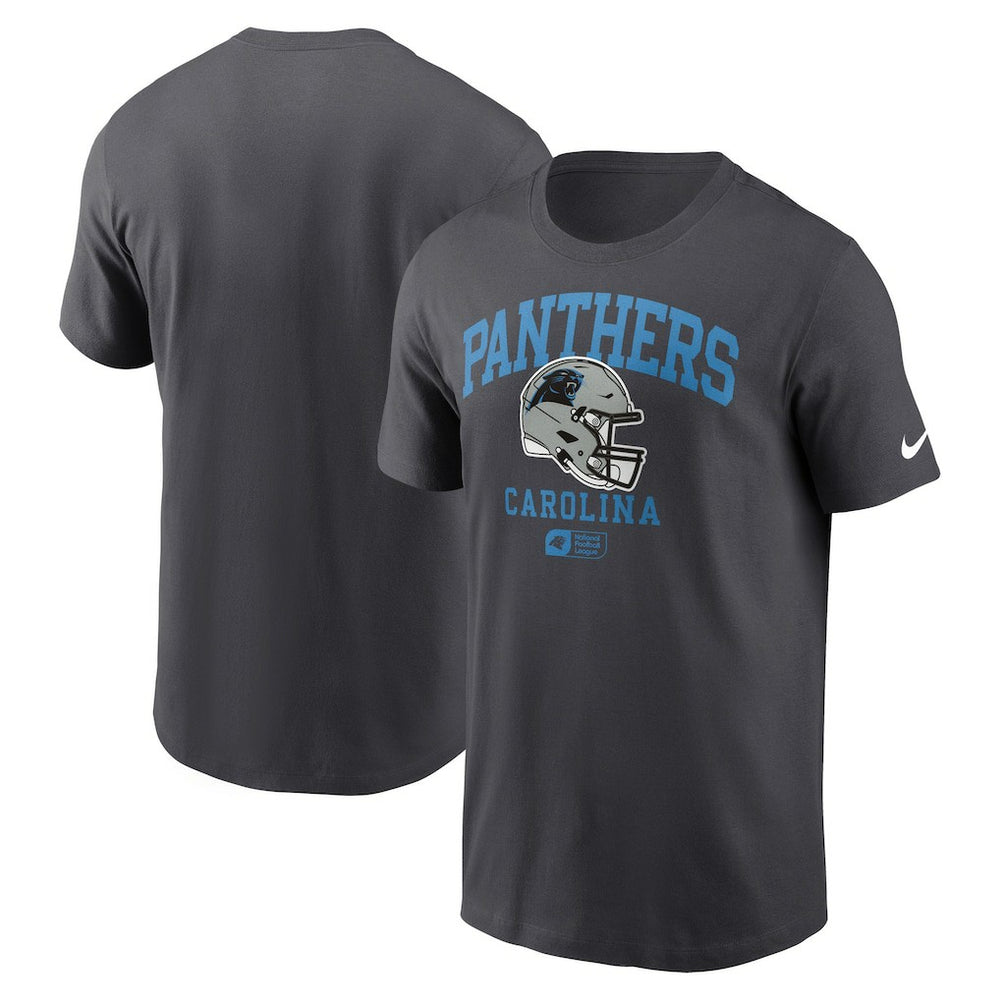 Carolina Panthers Helmet Essential T-Shirt Anthracite | Nike for Sale