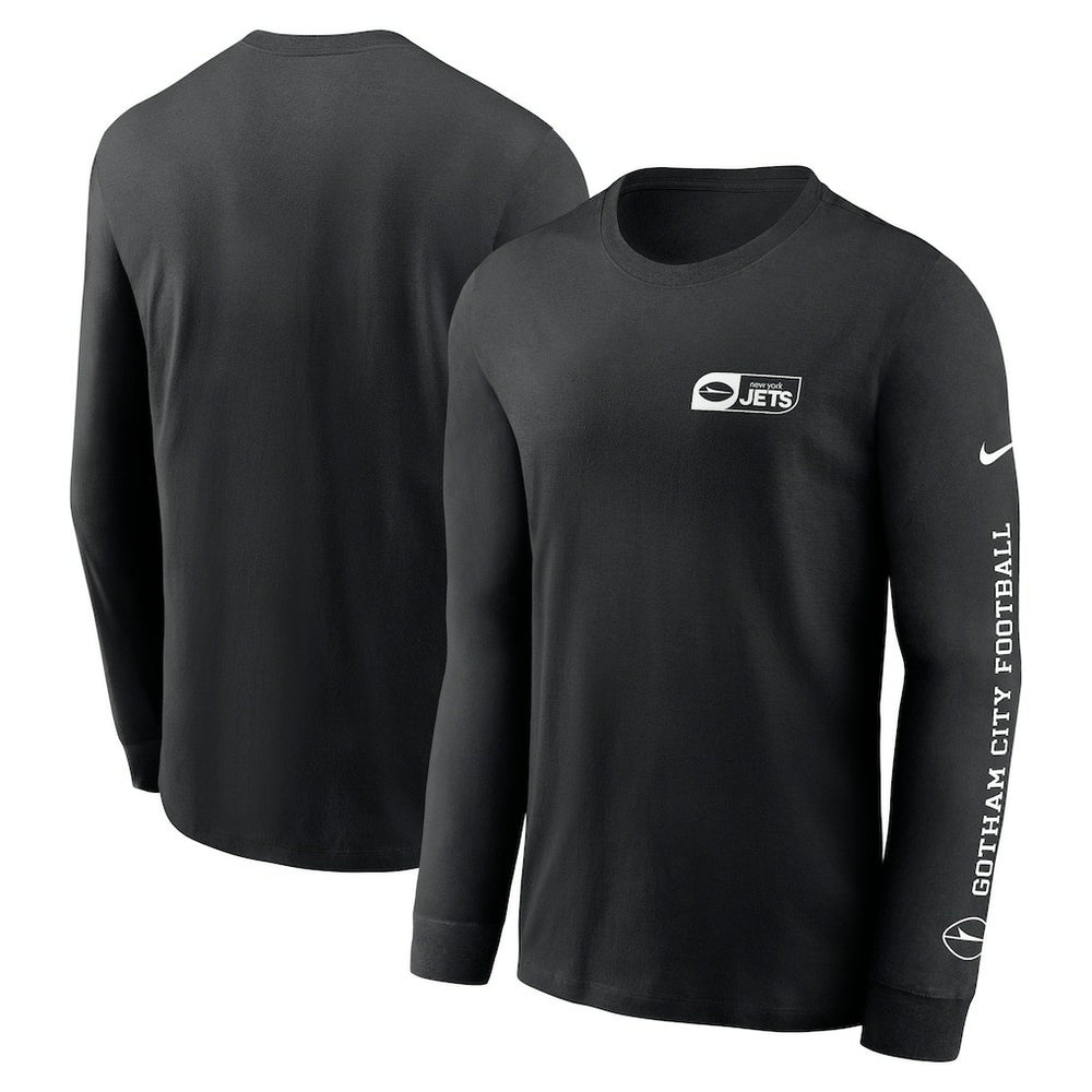 New York Jets All Out Long Sleeve T-Shirt Black | Nike for Sale