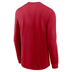 San Francisco 49ers All Out Long Sleeve T-Shirt Scarlet | Nike for Sale
