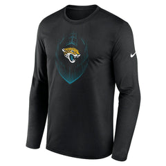 Jacksonville Jaguars Icon Legend Performance Long Sleeve T-Shirt Black | Nike for Sale