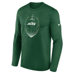New York Jets Icon Legend Performance Long Sleeve T-Shirt Green | Nike for Sale