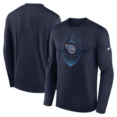 Tennessee Titans Icon Legend Performance Long Sleeve T-Shirt Navy | Nike for Sale