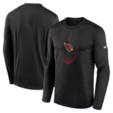 Arizona Cardinals Icon Legend Performance Long Sleeve T-Shirt Black | Nike for Sale