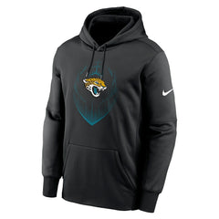 Jacksonville Jaguars Icon Performance Pullover Hoodie Black | Nike for Sale