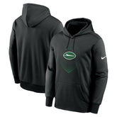 New York Jets Icon Performance Pullover Hoodie Black | Nike for Sale