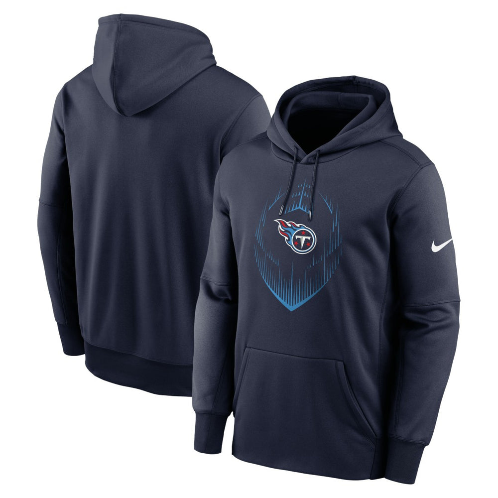 Tennessee Titans Icon Performance Pullover Hoodie Navy | Nike for Sale
