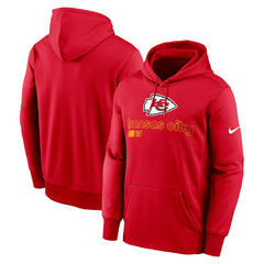 Kansas City Chiefs Performance Pullover Hoodie Red | Nike for Sale