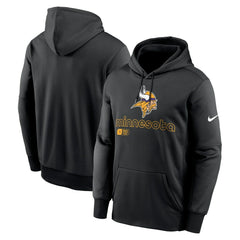 Minnesota Vikings Performance Pullover Hoodie Black | Nike for Sale