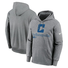 Indianapolis Colts Performance Pullover Hoodie Heather Gray | Nike for Sale