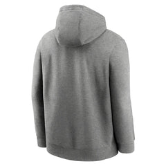 New York Jets Rewind Club Logo Pullover Hoodie Heather Gray | Nike for Sale