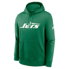 New York Jets Rewind Club Logo Pullover Hoodie Kelly Green | Nike for Sale