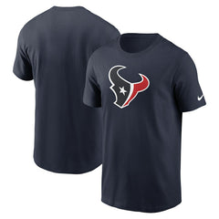 Houston Texans Rewind Logo Essential T-Shirt Navy | Nike for Sale