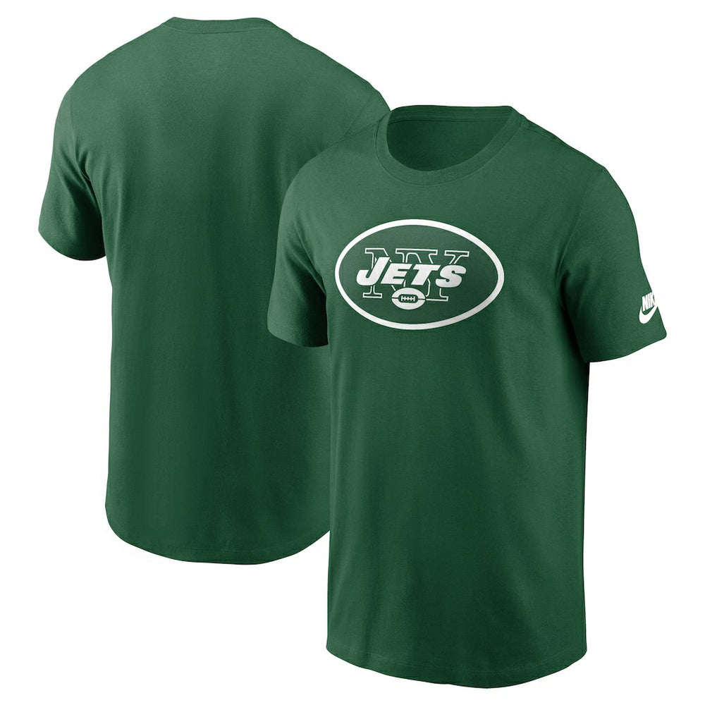 New York Jets Rewind Logo Essential T-Shirt Kelly Green | Nike for Sale