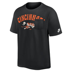 Cincinnati Bengals Rewind Heavy Max90 Pocket T-Shirt Black | Nike for Sale