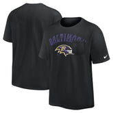 Baltimore Ravens Rewind Heavy Max90 Pocket T-Shirt Black | Nike for Sale