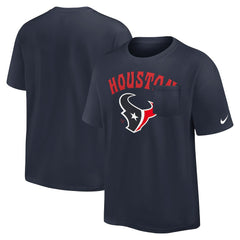 Houston Texans Rewind Heavy Max90 Pocket T-Shirt Navy | Nike for Sale