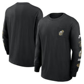 New Orleans Saints Rewind Heavy Max90 Pocket Long Sleeve T-Shirt Black | Nike for Sale