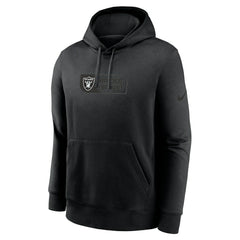 Las Vegas Raiders Edge Pack French Terry Club Pullover Hoodie Black | Nike for Sale