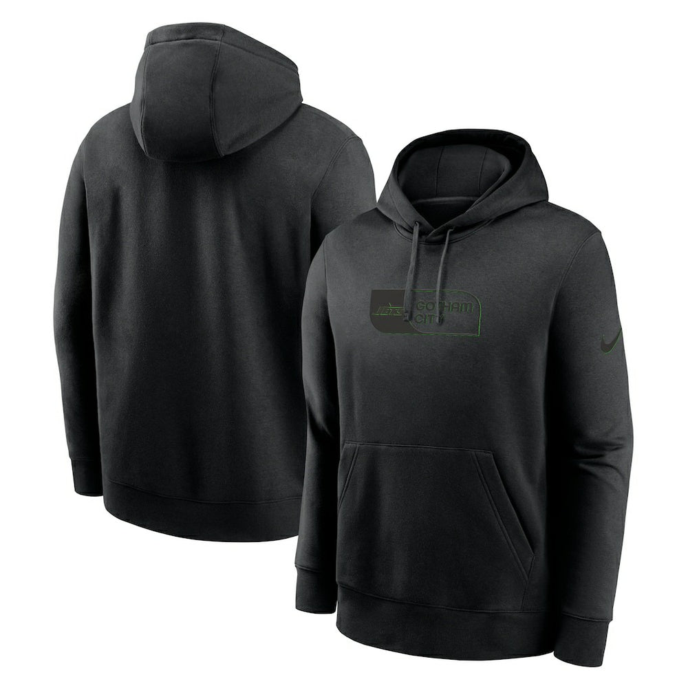 New York Jets Edge Pack French Terry Club Pullover Hoodie Black | Nike for Sale