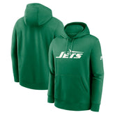 New York Jets Big & Tall Club Logo Pullover Hoodie Green | Nike for Sale