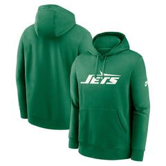 New York Jets Big & Tall Club Logo Pullover Hoodie Green | Nike for Sale