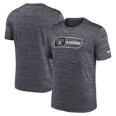 Las Vegas Raiders Big & Tall Velocity Performance T-Shirt Black | Nike for Sale