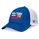 New York Giants Upper Trucker Adjustable Hat Royal/White | Fanatics