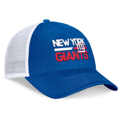 New York Giants Upper Trucker Adjustable Hat Royal/White | Fanatics