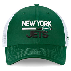 New York Jets Upper Trucker Adjustable Hat Green/White | Fanatics
