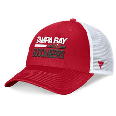 Tampa Bay Buccaneers Upper Trucker Adjustable Hat Red/White | Fanatics