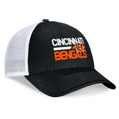 Cincinnati Bengals Upper Trucker Adjustable Hat Black/White | Fanatics