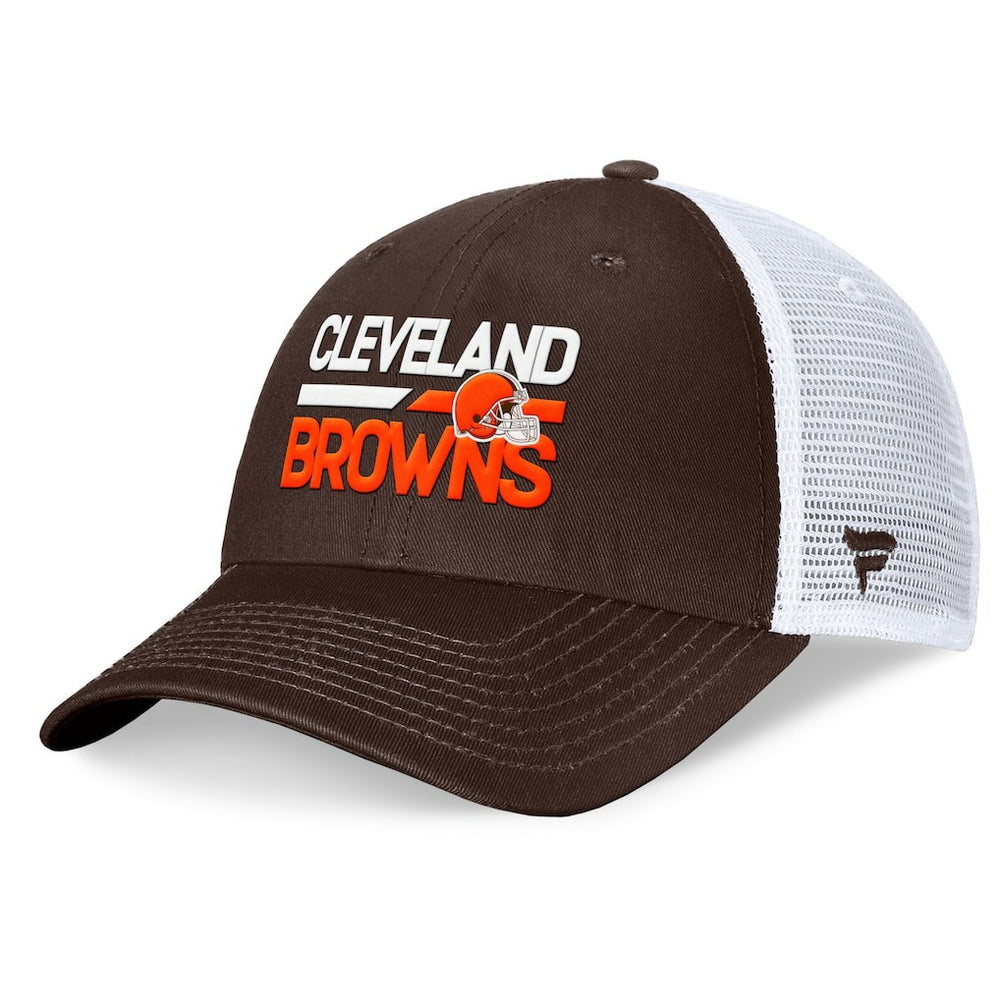 Cleveland Browns Upper Trucker Adjustable Hat Brown/White | Fanatics