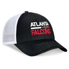 Atlanta Falcons Upper Trucker Adjustable Hat Black/White | Fanatics