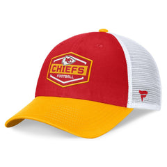 Kansas City Chiefs Bench Trucker Adjustable Hat Red/Gold | Fanatics