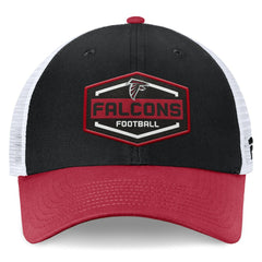 Atlanta Falcons Bench Trucker Adjustable Hat Black/Red | Fanatics