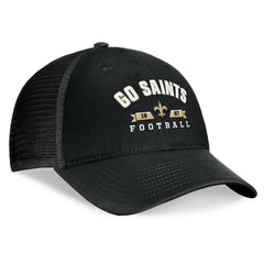 New Orleans Saints Timeout Trucker Adjustable Hat Black | Fanatics