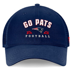 New England Patriots Timeout Trucker Adjustable Hat Navy | Fanatics