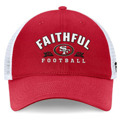 San Francisco 49ers Timeout Trucker Adjustable Hat Scarlet | Fanatics