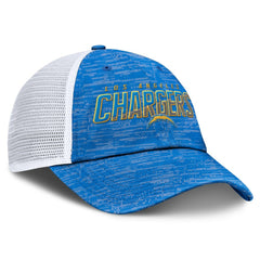 Los Angeles Chargers Challenge Trucker Adjustable Hat Heather Powder Blue | Fanatics
