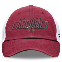 Arizona Cardinals Challenge Trucker Adjustable Hat Heather Cardinal | Fanatics