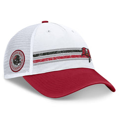 Tampa Bay Buccaneers Flawless Stripe Adjustable Hat White/Red | Fanatics