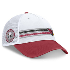 Arizona Cardinals Flawless Stripe Adjustable Hat White/Cardinal | Fanatics