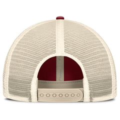 Arizona Cardinals Center Stripe Trucker Adjustable Hat Cardinal/Natural | Fanatics